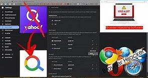 How To Remove Yahoo Secure Search And Restore To Google Chrome | Browser Hijacker Virus