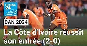 CAN 2024 : La Côte d'Ivoire réussit son entrée face à la Guinée-Bissau (2-0) • FRANCE 24