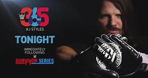 WWE 365 returns with AJ Styles tonight after Survivor Series