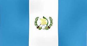 Evolución de la Bandera Ondeando de Guatemala - Evolution of the Waving Flag of Guatemala