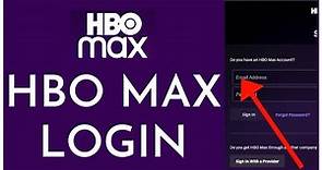 HBO Max Login (2023) | How To Sign In HBO Max Account | HBO Max App Login (Full Tutorial)