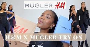 MUGLER H&M TRY ON HAUL & REVIEW | MUGLER X H&M | H&M X MUGLER