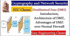 Demilitarized Zone (DMZ) Introduction, Architecture of DMZ, Advantages of DMZ over Normal Firewall