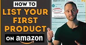 How to List Your First Product on Amazon 2023 - Create Your Amazon Product Listing 2023 (p2)