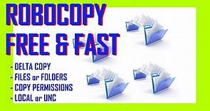 EASY: How to Use Robocopy To Copy Files Folders Shares & Permissions
