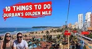 DURBAN GOLDEN MILE l 10 things to do l DURBAN SOUTH AFRICA l travel vlog husband and wife