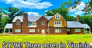 Virginia Homes For Sale | $179k | 4bd | 3ba | 3 acres | Virginia Cheap Houses For Sale