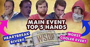 2015 WSOP Main Event - Top 5 Hands | World Series of Poker