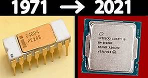 Evolution of Intel Processor History of Intel 1971 to 2021