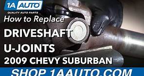 How to Replace Driveshaft U Joints 07-14 Chevy Suburban