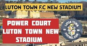 Luton Town F.C New Stadium 🏟 Power Court Stadium Luton 11-01-2024
