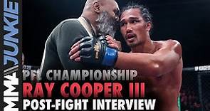 2019 PFL Championship: Welterweight winner Ray Cooper III