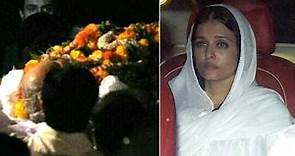 Aishwarya Rai Bachchan FATHER's Funeral Video