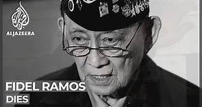 What legacy does Philippines' late President Fidel Ramos leave behind?