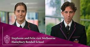 Haileybury Rendall School - HRS Students visit Haileybury Melbourne