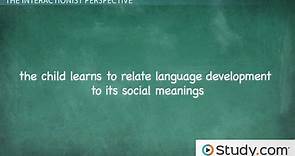 The Effects of Environment and Culture on Language Development