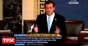 The Most Ridiculous Moments In Ted Cruz's Phony Filibuster