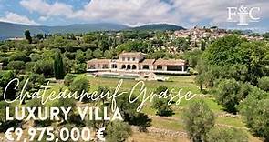 Inside a Luxury Villa with Panoramic Views and extensive land in Châteauneuf-Grasse 🇫🇷