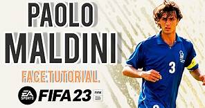 PAOLO MALDINI EN FIFA 23 / CARA PARA MODO CARRERA! FACE TUTORIAL