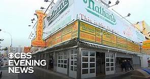 A look at the history of Nathan's Famous hot dogs