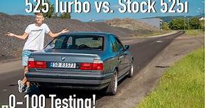 How Fast is My Boosted 525i vs.Stock 525i? Should You Turbo Your Car?