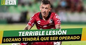 Brian 'Huevo' Lozano sufre aparatosa lesión en el Clásico Tapatío