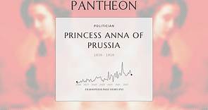 Princess Anna of Prussia Biography | Pantheon