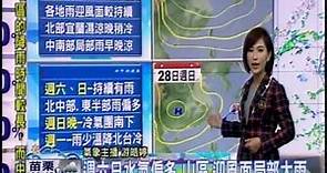 TVBS新聞台 游皓婷主播 2014/12/26 早安氣象