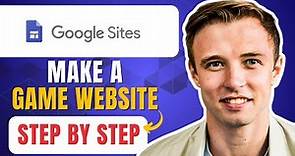 How To Make A Game Website On Google Sites (2024) Step By Step Tutorial