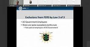 Federal Employees Retirement System (FERS) Overview - 2020 OPM Virtual Benefits Training Event