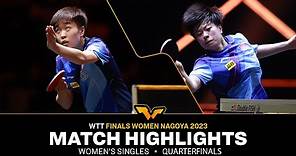 Zhang Rui vs Wang Yidi | WS QF | WTT Finals Women Nayoga 2023