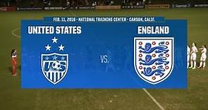 2016 Under-17 Women's NTC Invitational: USA vs. England