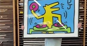 Keith Haring’s barking dog in ‘Untitled (DJ)’, 1983