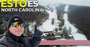 Así son las montañas nevadas que debes venir a visitar North Carolina en US @CHEVERELIFE