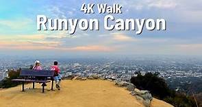 LOS ANGELES Runyon Canyon Hike 🇺🇸 Hollywood CA 4K 2024