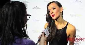 Crystal Lowe at the #HallmarkChannel #HallmarkMovie Winter #‎TCA15 Tour