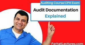 Audit Documentation | Auditing and Attestation | CPA Exam