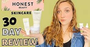 HONEST BEAUTY SKINCARE 2020 review, what I think after one MONTH!