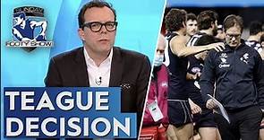 David Teague to learn his future in the coming days - Sunday Footy Show | Footy on Nine