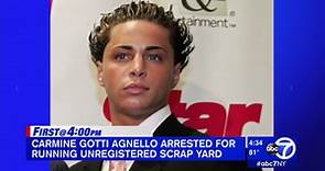 Grandson of mob boss John Gotti arrested over Queens scrapyard