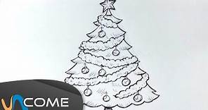 Come disegnare un albero di Natale facilmente