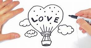 Como dibujar La Palabra Love | Lindos Dibujos Romanticos de Amor