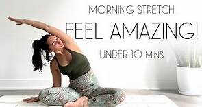 10 Min Morning Yoga Miracle! FEEL AMAZING! (All Levels Yoga)
