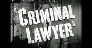 HD Film Trailer - Criminal Lawyer 1951