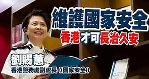 警務處副處長劉賜蕙：香港暗藏汹涌 維護國安挑戰仍在