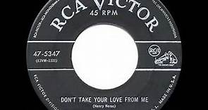 1953 HITS ARCHIVE: Don’t Take Your Love From Me - Three Suns