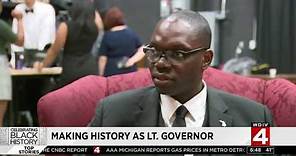 Garlin Gilchrist making history as first black Lt. governor in Michigan