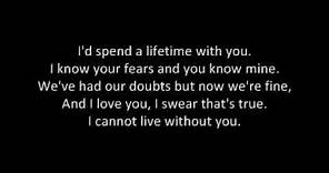 James Blunt - Goodbye my lover ( Lyrics )