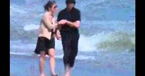 RAW VIDEO: Robert Downey Jr. Making out with Susan at the Beach