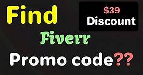how to get Fiverr promo codes to get discount